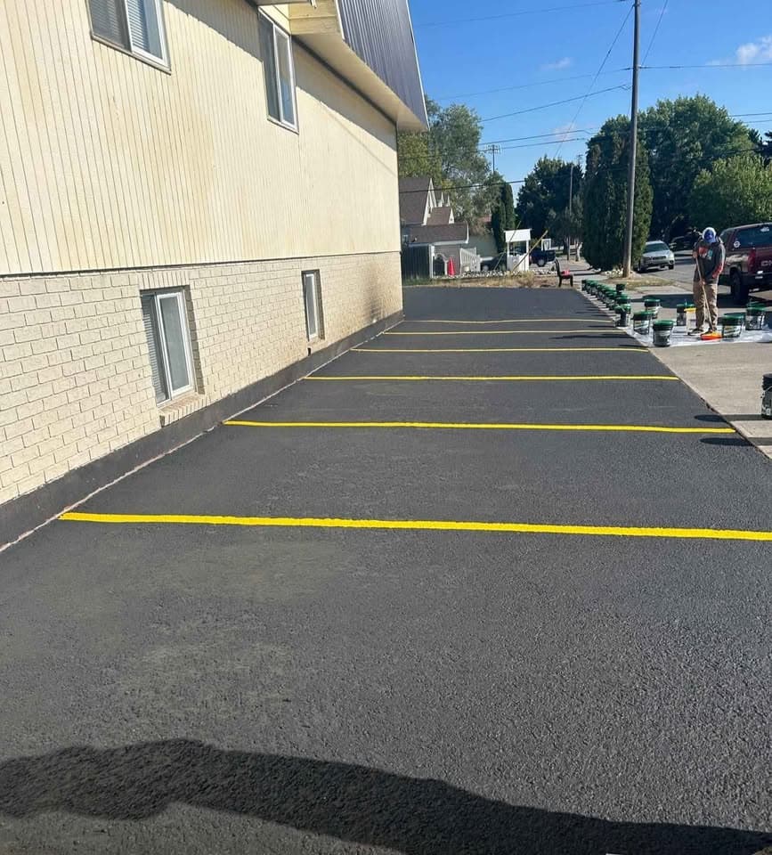 Idaho Falls driveway after